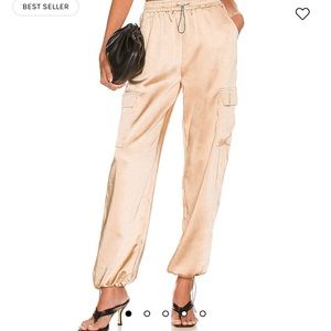 Super down satin cargos